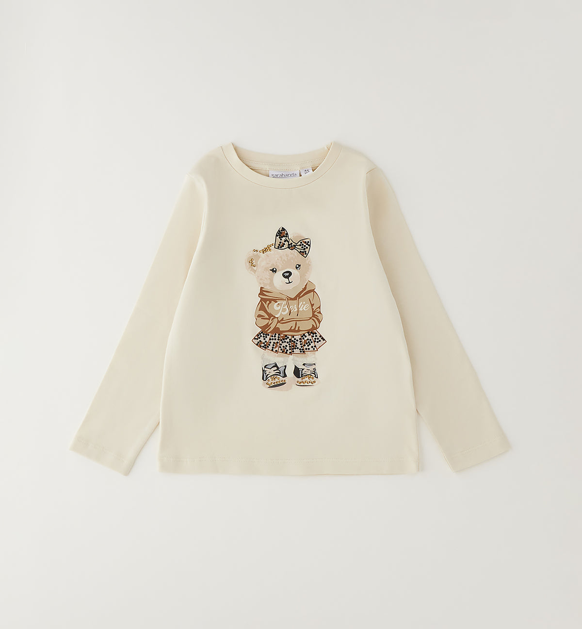 SARABANDA - t-shirt orsetto beige - invernale