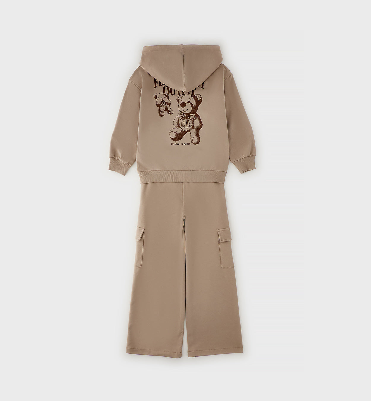 SARABANDA - tuta 2pz cargo beige - invernale