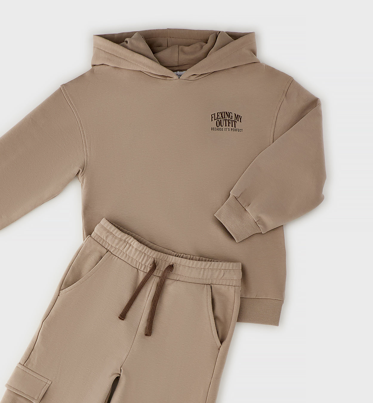 SARABANDA - tuta 2pz cargo beige - invernale