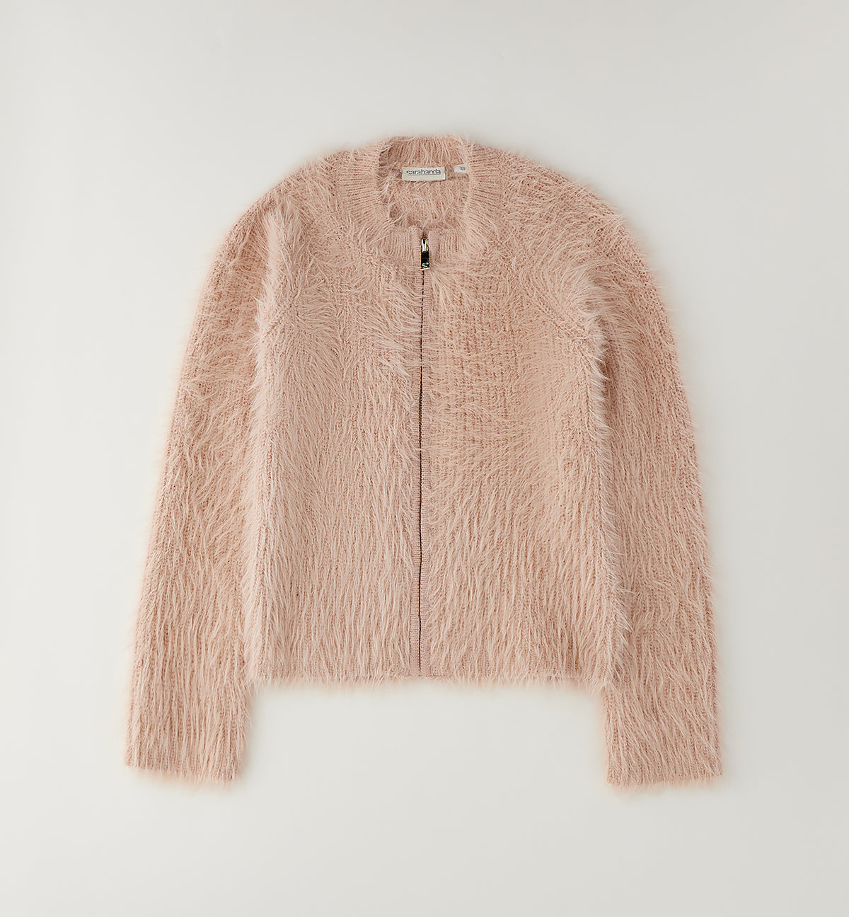 SARABANDA - cardigan peluchoso cipria - invernale