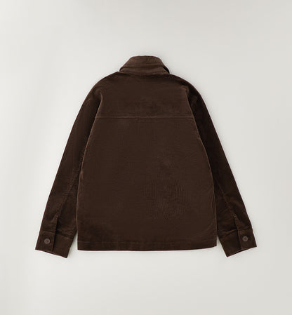 SARABANDA - camicia costine marrone - invernale