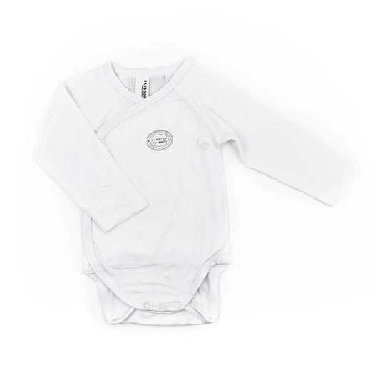 BAMBOOM - body manica lunga bianco