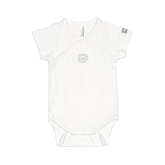 BAMBOOM - body manica corta bianco