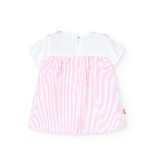 BOBOLI - vestitino + copri pannolino abbigliamento est 25 b - GIRL