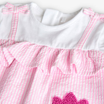 BOBOLI - vestitino + copri pannolino abbigliamento est 25 b - GIRL