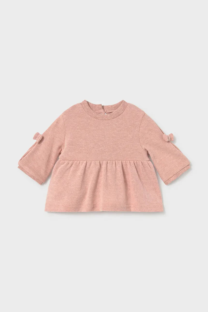 MAYORAL-completo con gilet rosa baby-invernale