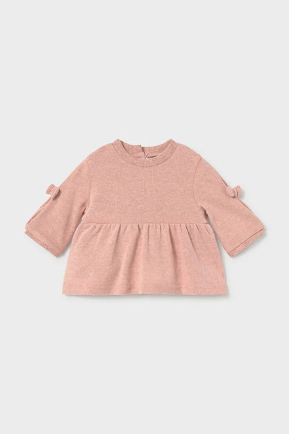 MAYORAL-completo con gilet rosa baby-invernale