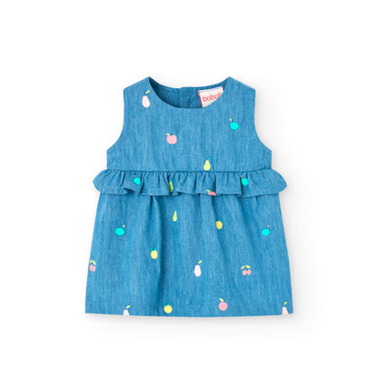 BOBOLI - smanicato jeans + copri pannolino abbigliamento est 25 b - GIRL