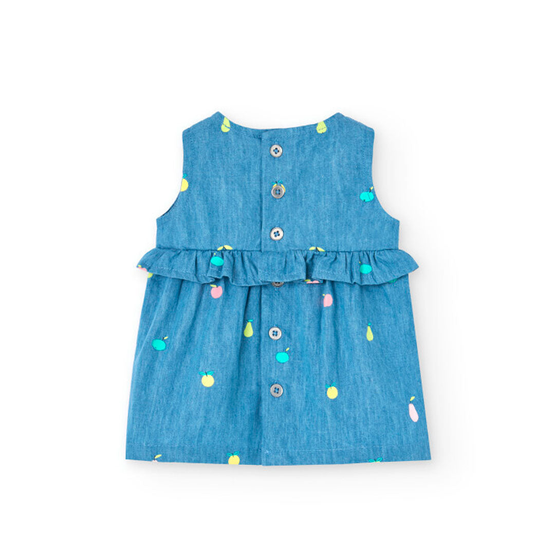 BOBOLI - smanicato jeans + copri pannolino abbigliamento est 25 b - GIRL