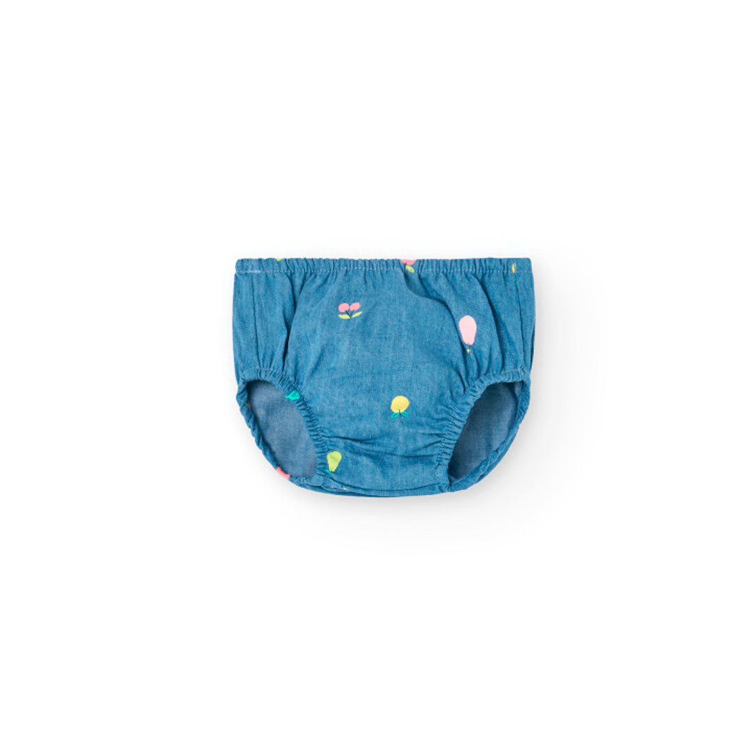 BOBOLI - smanicato jeans + copri pannolino abbigliamento est 25 b - GIRL