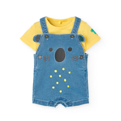BOBOLI - salopette + t-shirt koala abbigliamento est 25 b - BOY