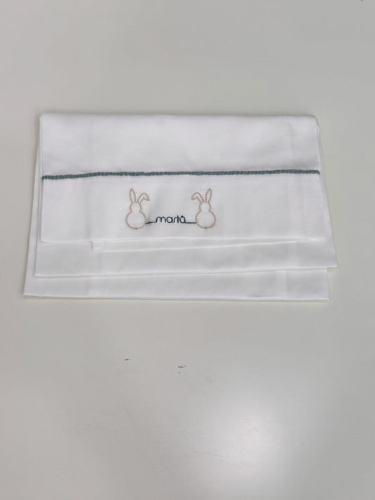 MARLU' - set lenzuola coniglietto (set n. 64) corredino invernale 25/26 - UNISEX