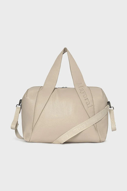 MAYORAL-borsone ecopelle beige-invernale