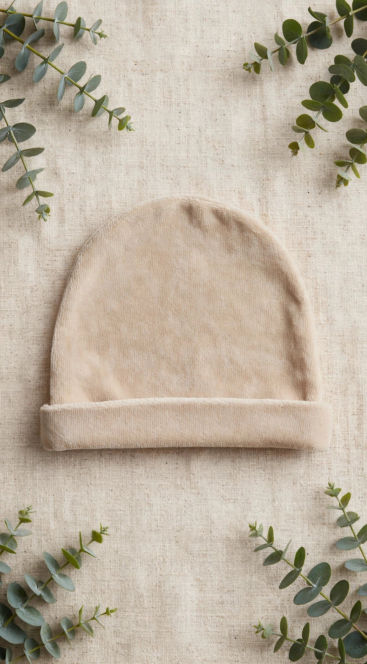 PAPPA E LATTE - cappellino ciniglia tortora - invernale
