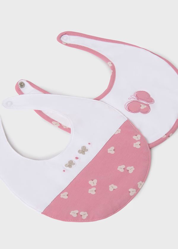 MAYORAL - set 2 bavette fucsia accessori corredino - GIRL