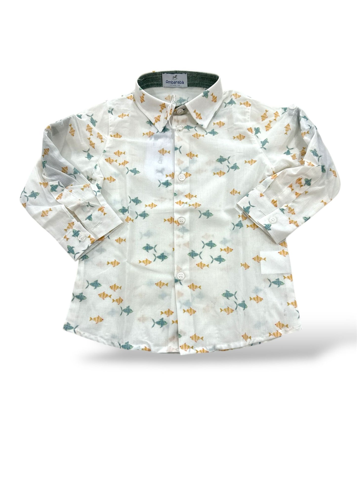 AMBARABA' - camicia pesciolini abbigliamento est 25 b - BOY