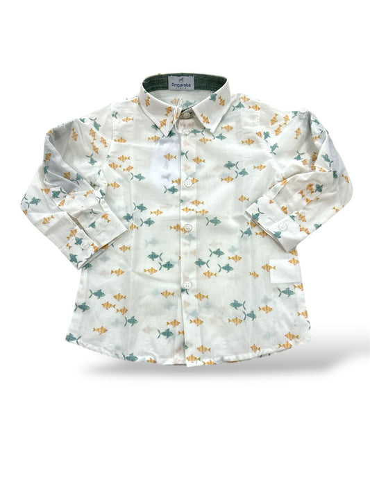 AMBARABA' - camicia pesciolini abbigliamento est 25 b - BOY