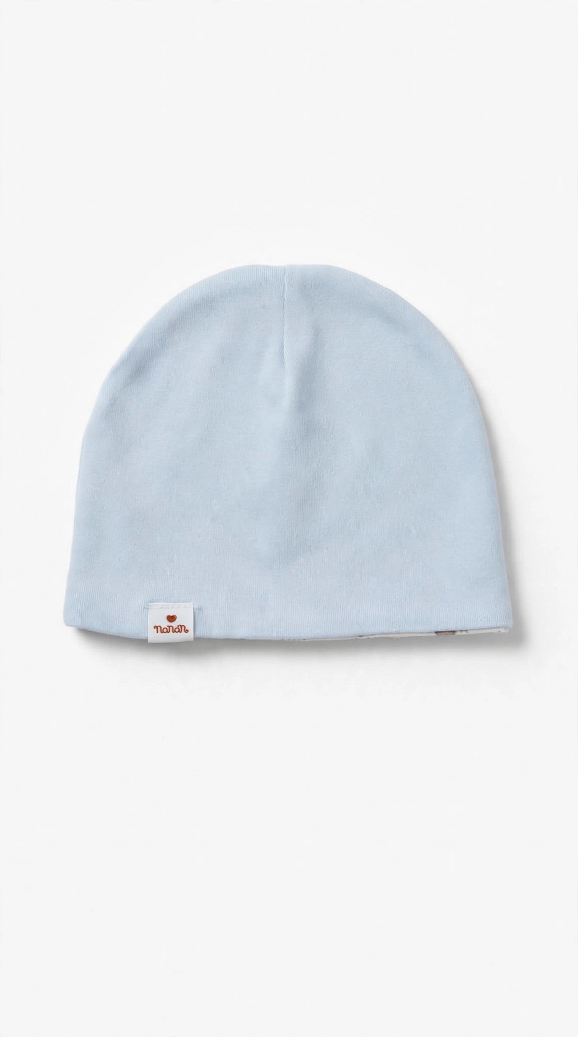 NANÁN - cuffietta double face azzurro - invernale