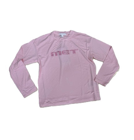 MET - t-shirt m/l logo glitter abbigliamento inv - GIRL