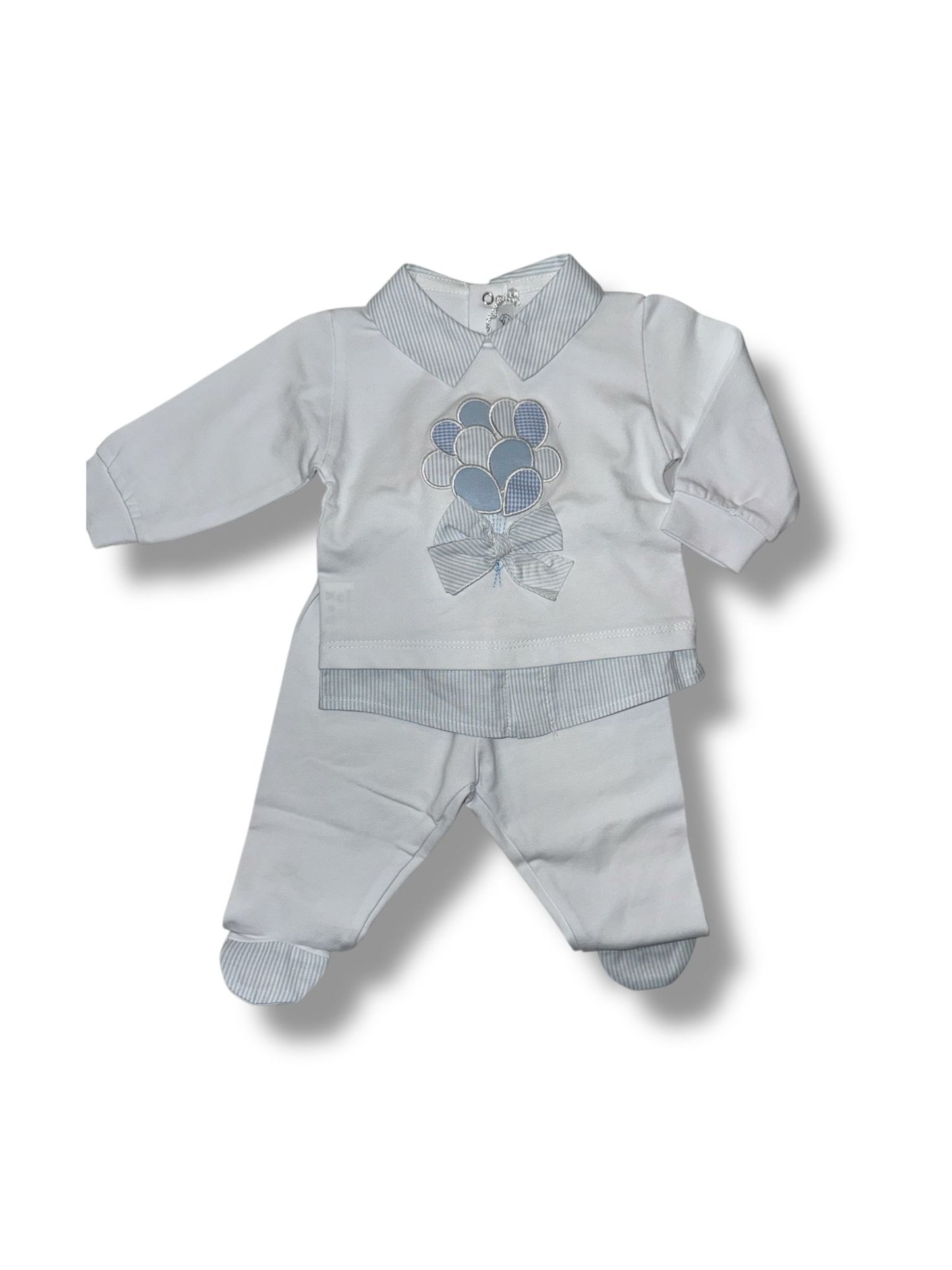 LA SARTORIA DEI PICCOLI - completino 2 pz corredino estivo