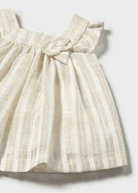 MAYORAL - vestito con copripannolino righe lino abbigliamento est 25 b - GIRL
