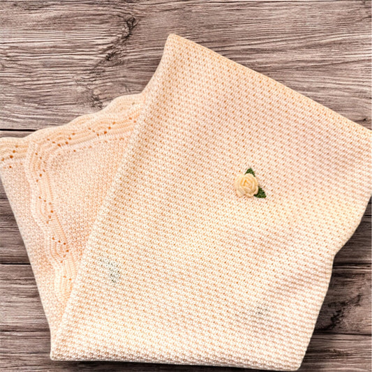 MARLU' - coperta in filo di cotone (set n.12) corredino est 25 - GIRL