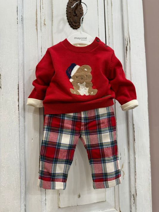 MAYORAL - pantalone quadri abbigliamento invernale b - BOY