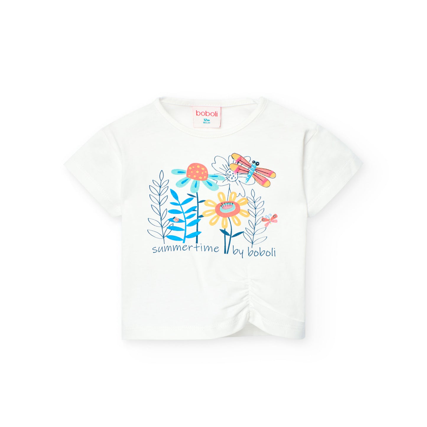 BOBOLI - maglietta manica corta fantasia abbigliamento est 25 b - GIRL