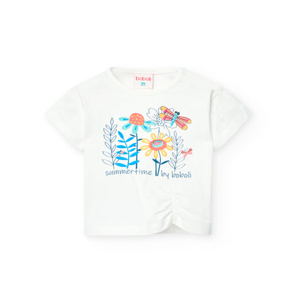 BOBOLI - maglietta manica corta fantasia abbigliamento est 25 b - GIRL