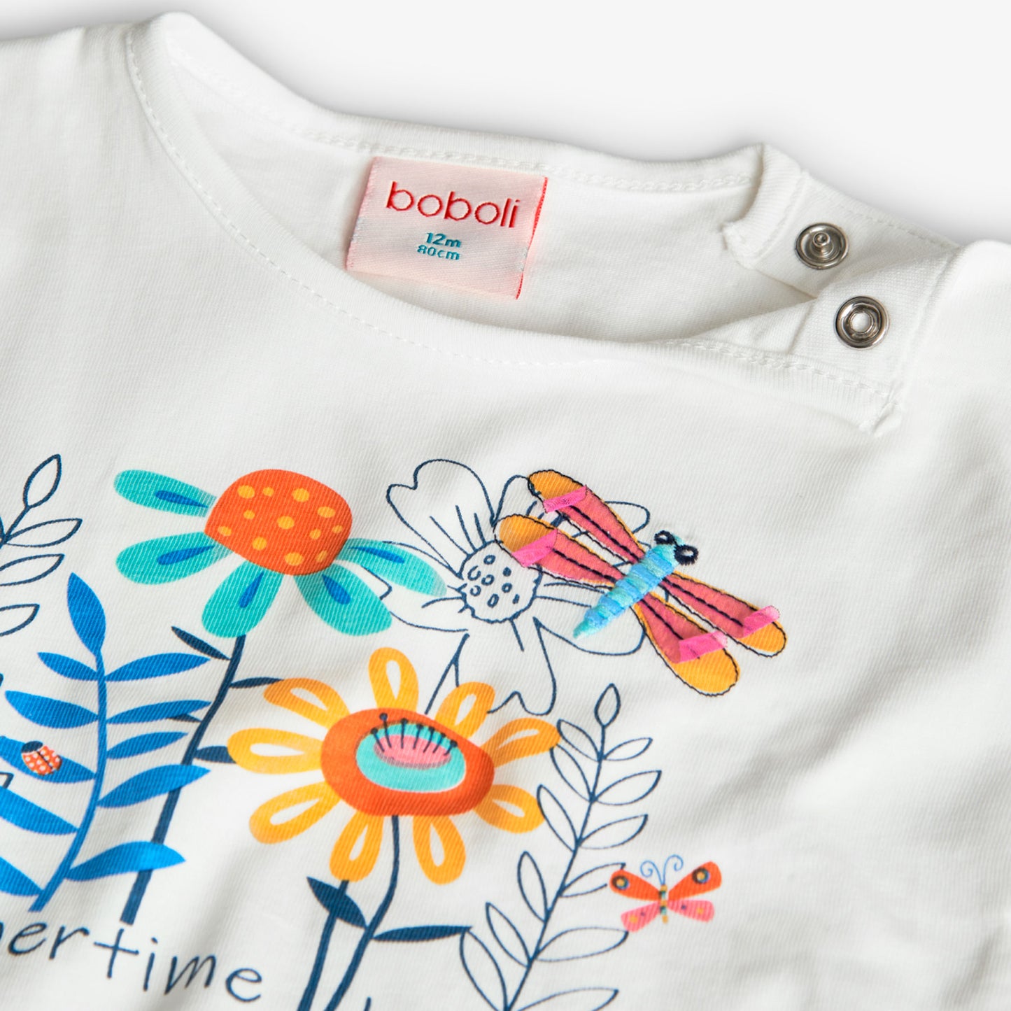 BOBOLI - maglietta manica corta fantasia abbigliamento est 25 b - GIRL
