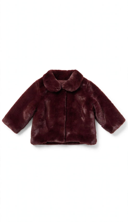 I&M - pelliccia prugna