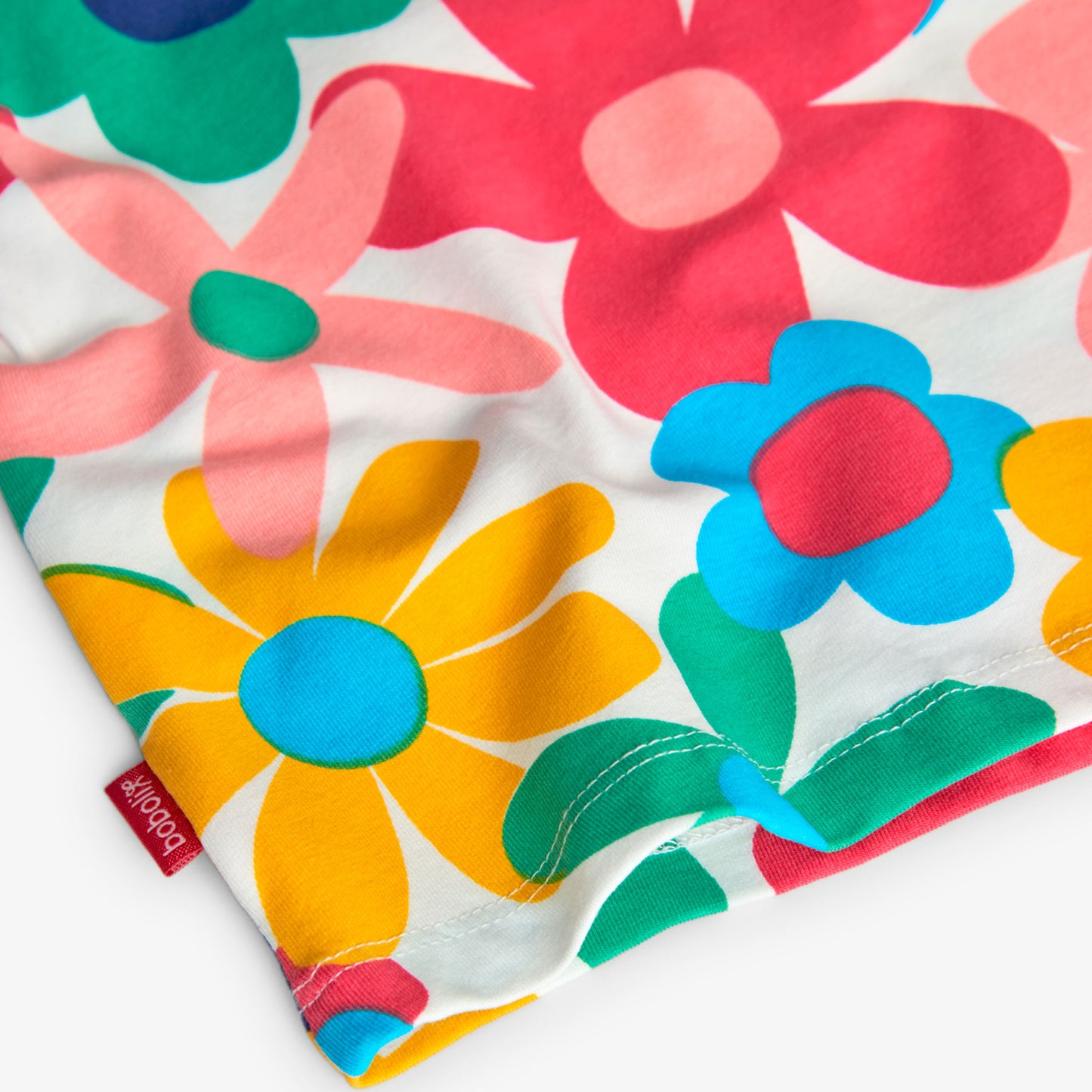 BOBOLI - t-shirt manica corta fiori abbigliamento est 25 b - GIRL