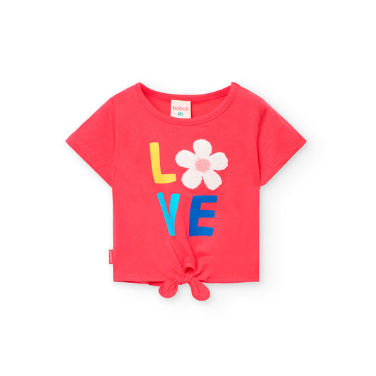 BOBOLI - t-shirt manica corta love abbigliamento est 25 b - GIRL