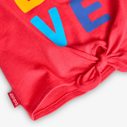 BOBOLI - t-shirt manica corta love abbigliamento est 25 b - GIRL