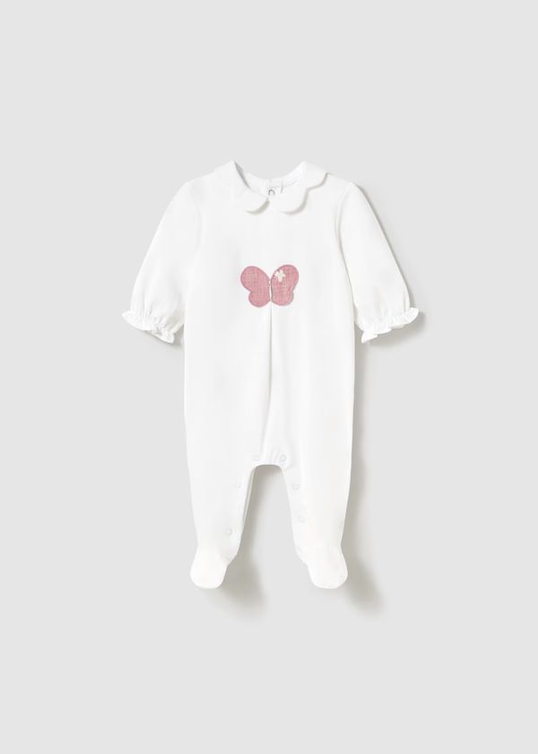 MAYORAL - tutina in cotone farfalla bianco corredino est 25 - GIRL