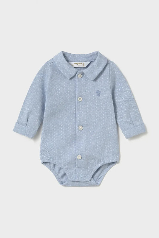 MAYORAL-body camicia azzurro-invernale