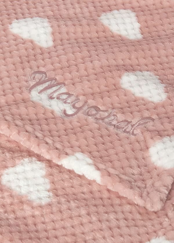 MAYORAL-copertina pellicciotto rosa baby-invernale