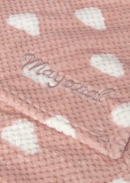 MAYORAL-copertina pellicciotto rosa baby-invernale