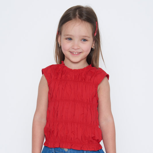 TO BE TOO - canotta arricciata abbigliamento est 25 j - GIRL