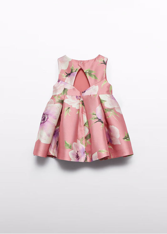 ABEL & LULA - abito mikado fiori abbigliamento est 25 b - GIRL