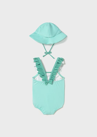 MAYORAL - costume con cappello protezione solare summer - GIRL