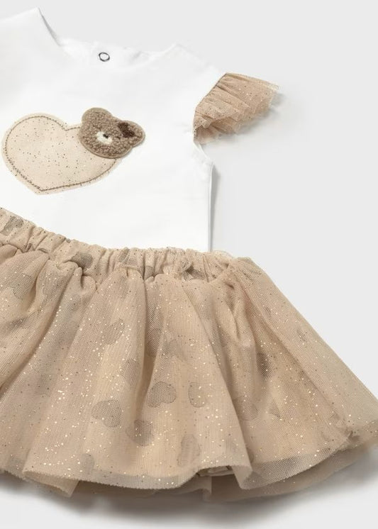 MAYORAL - completo 2 pz gonna tulle abbigliamento est 25 b - GIRL