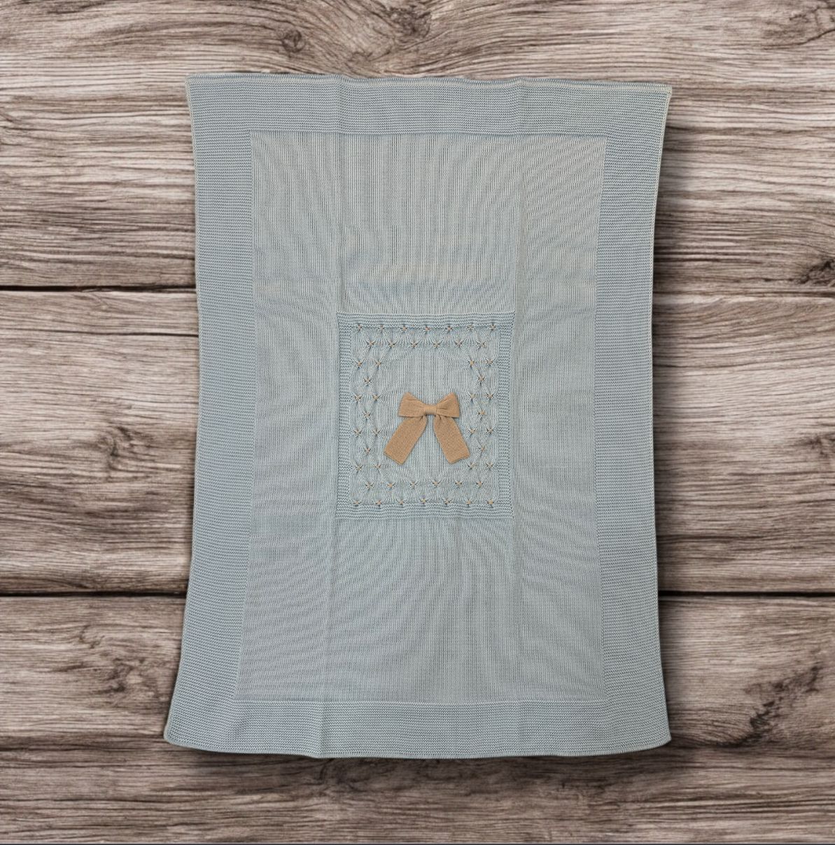 BABY LORD - coperta in filo di cotone fiocco corredino est 25 - BOY