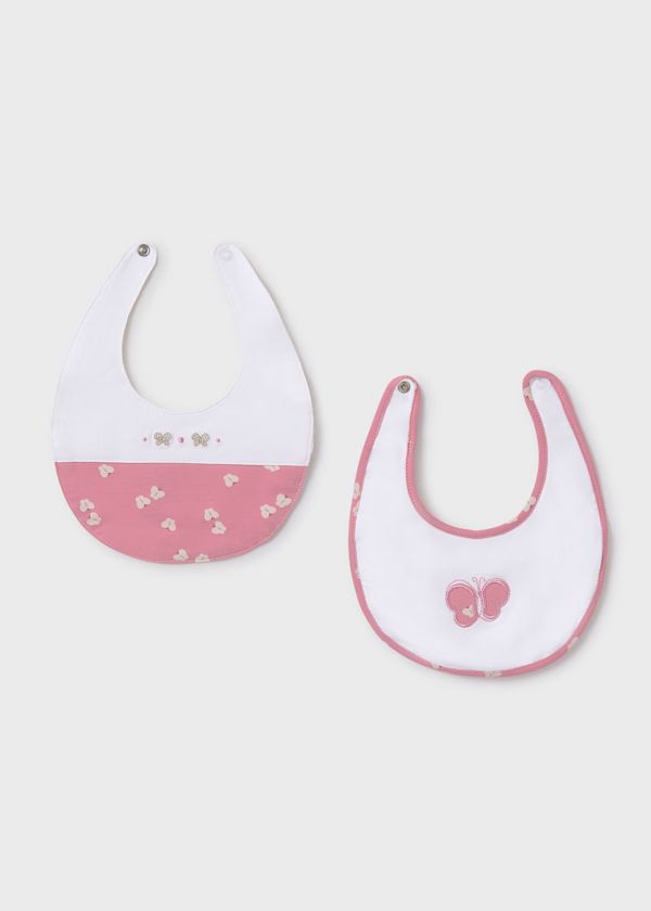 MAYORAL - set 2 bavette fucsia accessori corredino - GIRL