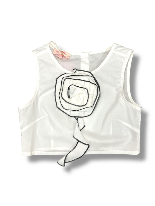 IMPERIAL - top camicia fiore abbigliamento est 25 j - GIRL