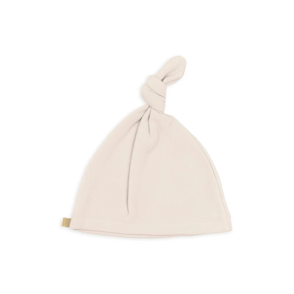 BAMBOOM - cappellino nodo cotone panna
