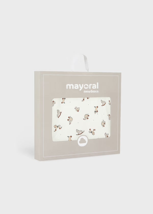 MAYORAL - accappatoio quadrato grigio