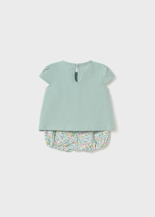 MAYORAL - completo 2 pz jersey verde abbigliamento est 25 b - GIRL