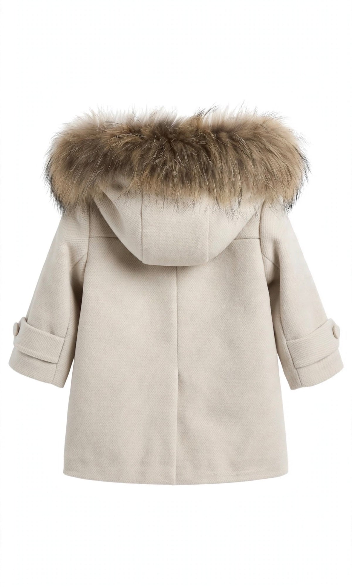 I&M - cappotto con pellicciotto beige