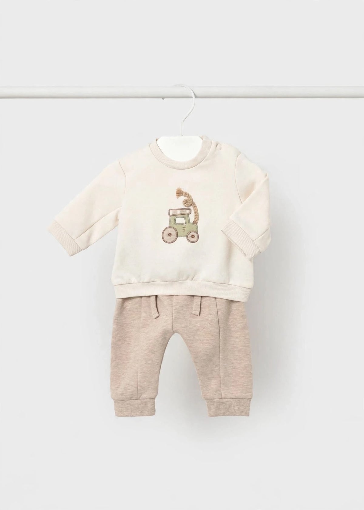 MAYORAL - tuta 2 pz beige - invernale